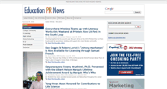Desktop Screenshot of educationprnews.com